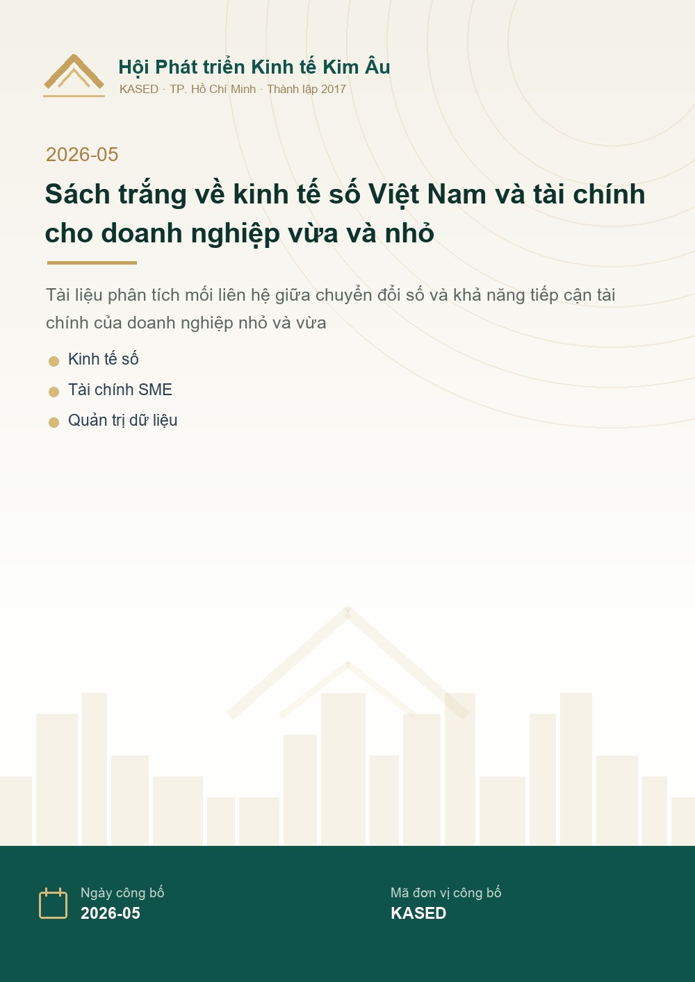 S&aacute;ch trắng về kinh tế số Việt Nam v&agrave; t&agrave;i ch&iacute;nh cho doanh nghiệp vừa v&agrave; nhỏ